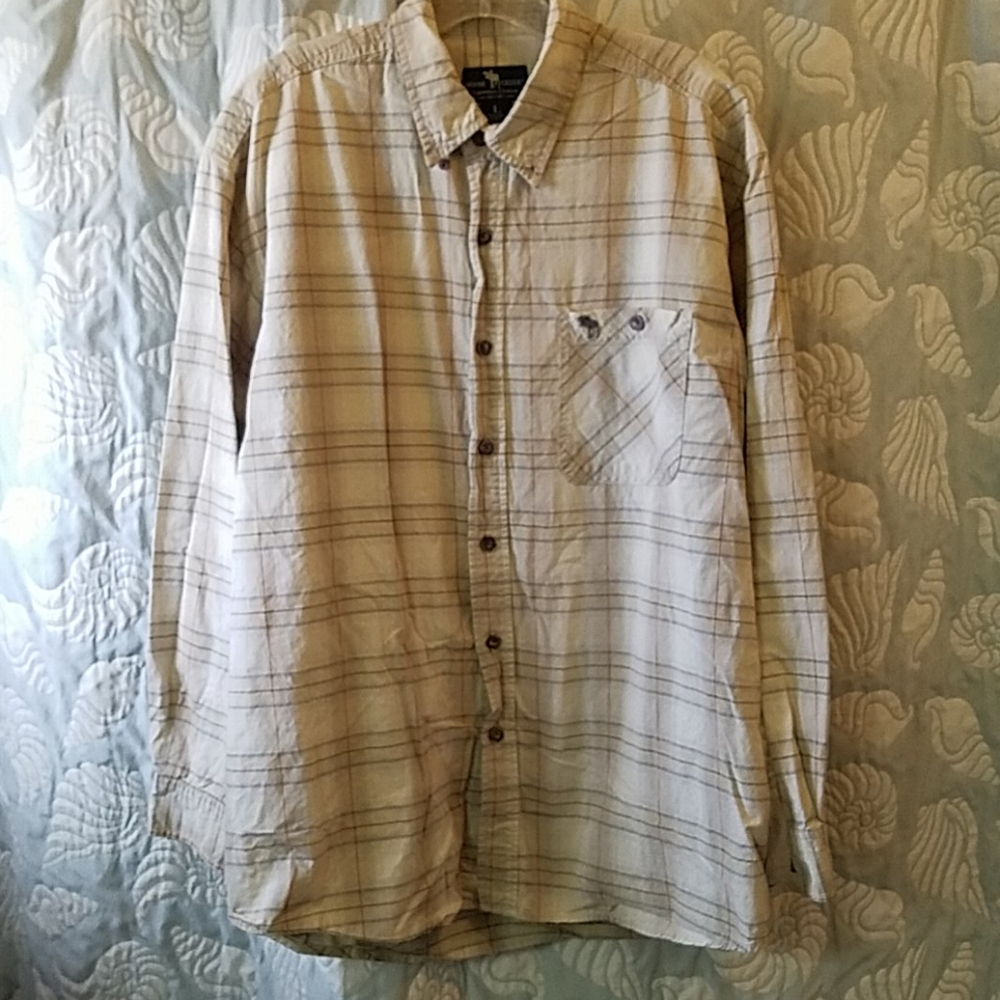 Men's long sleeve cotton shirt
